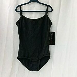 Theatericals Classware Black Bodysuit with High-Cut Leg Openings